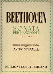 beethoven sonata per pianoforte op 7 in mi b photo