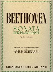 beethoven sonata per pianoforte op 2 n 1 in fa min photo