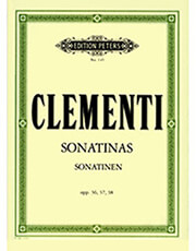 muzio clementi sonatinas opus 36 37 38 ekdoseis peters photo