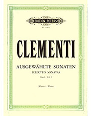 muzio clementi ausgewahlte sonaten band i ekdoseis peters photo