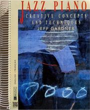 jeff gardner jazz piano creative concepts and techniques cd photo