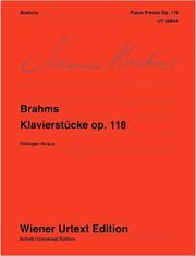 johannes brahms klavierstucke piano pieces op 118 photo