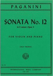 paganini sonata n12 op3 e min photo