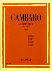 gambaro vincenzo 21 capricci gia klarineto photo