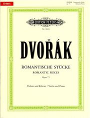 dvorak antonin romantische stucke romantic pieces op75 for violin piano photo