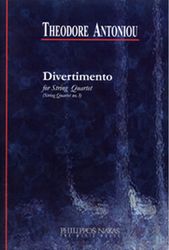 antoniou theodore divertimento for string quartet photo