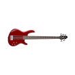 ilektriko mpaso cort action bass v plus tr transparent red 5 string photo