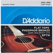 xordes akoystikis kitharas d addario eft 16 phosphore bronze flat tops 12 53 photo