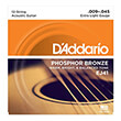 xordes akoystikis kitharas d addario ej 41 12 string 9 45 phosphor bronze photo