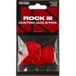 dunlop 570p138 rock iii nylon custom jazz pennes 3 temaxia  photo