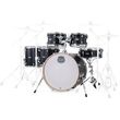 mapex mm628sfukd mars maple studioease matte black akoystiko drum set photo