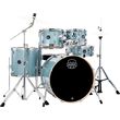 mapex ve5045ftvj venus fusion aqua blue sparkle akoystiko drum set me baseis photo