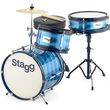 stagg tim jr 3 12b bl akoystiko drum set junior me piatinia photo