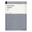 cimarosa domenico 3 sonates pour guitar photo