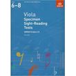 abrsm grades 6 8 viola specimen sight reading tests photo