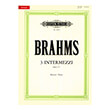 johannes brahms 3 intermezzi opus 117 ekdoseis peters photo