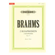johannes brahms 2 rhapsodien opus 79 ekdoseis peters photo