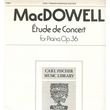 mac dowell etude de concert photo