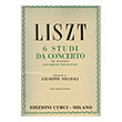 franz liszt 6 studi da concerto per pianoforte ekdoseis curci photo
