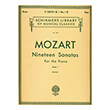 w a mozart nineteen sonatas book i ekdoseis schirmer photo