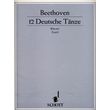 lv beethoven 12 deutsche tanze ekdoseis schott photo