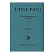 carl philipp emanuel bach piano sonatas selection vol i ekdoseis henle verlag urtext photo