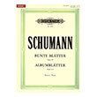robert schumann bunte blatter opus 99 albumblatter opus 124 klavier urtext photo