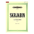 alexander scriabin 12 etudes opus 8 klavier urtext ekdoseis peters photo