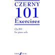 czerny carl 101 exercises for piano solo op 261 photo