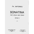 antonioy theodoros sonatina for violin piano photo