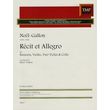 gallon noel recit et allegro quintet score and parts photo