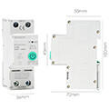 coolseer wifi smart switch 2p with power meter col ssw2 63 extra photo 4