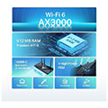 tp link archer ax55 ax3000 dual band wi fi 6 router extra photo 3