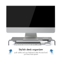 4smarts aluminium monitor stand ergofix h15 40x21x55 cm silver extra photo 1