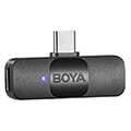 boya by v10 wireless lavalier microphone for android mini lapel usb c connection extra photo 4