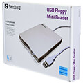 sandberg usb floppy mini reader 133 50 extra photo 1