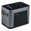 verbatim 49545 uta 03 universal travel adapter 100 250v ue usa japan australia uk 2x usb 3x usb c extra photo 2