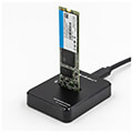 qoltec docking station ssd m2 sata ngff usb 31 extra photo 6