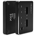 qoltec drive docking station 2x ssd m2 sata ngff usb type c extra photo 3