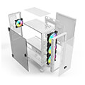case savio raptor white x1 argb case mesh glass extra photo 6