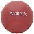 mpala gymnastikis amila pilates ball 19cm kokkini bulk extra photo 1