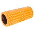 amila foam roller plexus f14x33cm portokali mayro extra photo 2