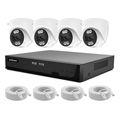 srihome nvs005 4 channels nvr 4 dome poe 5mp poe030b cameras extra photo 1