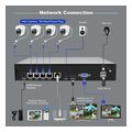 srihome nvs005 4 channels nvr 4 dome poe 5mp poe030b cameras extra photo 3