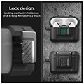 spigen lock fit matte black for airpods pro 2 extra photo 5