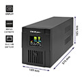 qoltec ups line interactive monolith 2000va 1200w lcd usb extra photo 2