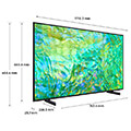 tv samsung ue50cu8072uxxh 50 led 4k uhd smart wifi model 2023 extra photo 6
