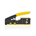 nedis ccgg89510bk crimp pliers cutting plier stripping rubber steel black yellow extra photo 2