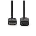 nedis ccgp37108bk02 displayport adapter 8k30hz 020m black extra photo 1