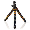 nedis gpod3210bk mini tripod max 25 kg 300 cm flexible black orange extra photo 1